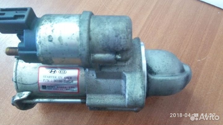 Стартер киа рио 3, хундай