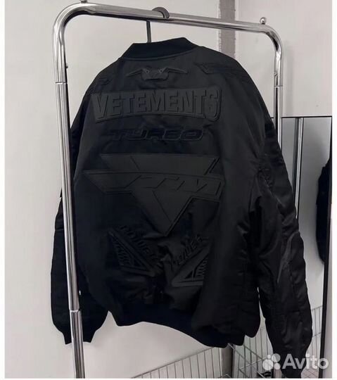 Vetements Blackout Racing бомбер куртка