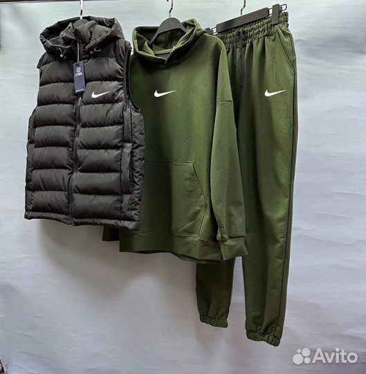 Спортивный костюм мужской Nike тройка легкий