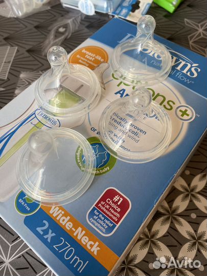 Соски бутылочные dr browns