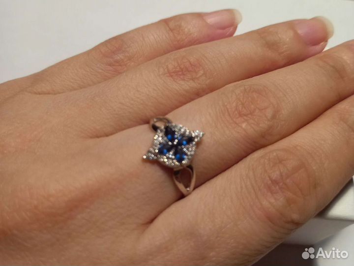 Серебряное кольцо 925пробы