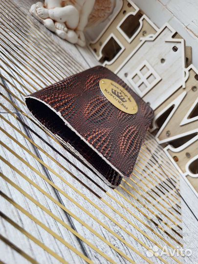 Обложка на паспорт ручной работы