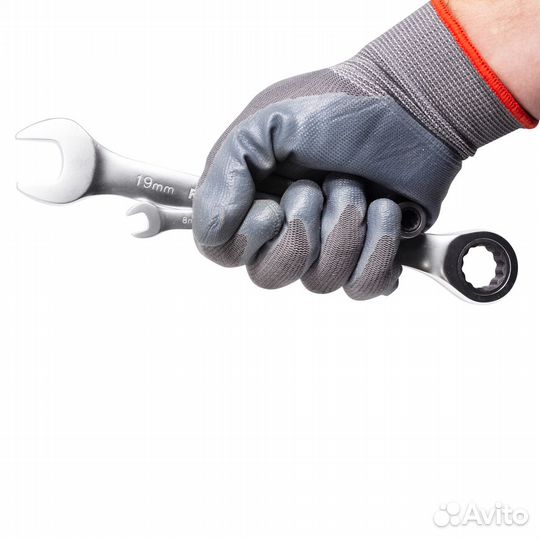 Набор ключей комбинированных трещоточных, 9пр. (8