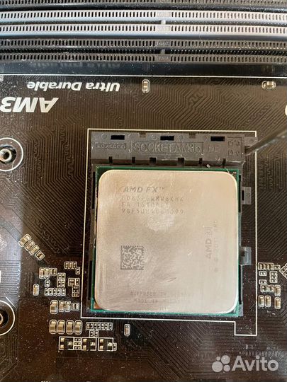 Комплект amd fx 8320e+мать gigabyte ga970a+8gb