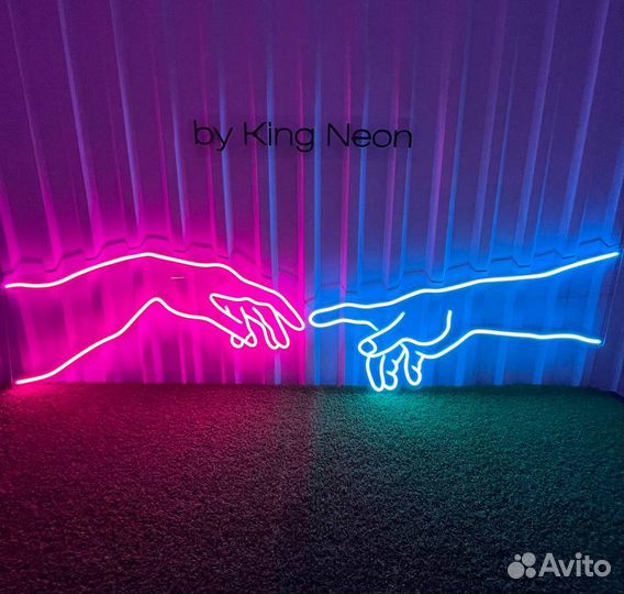 Неоновая вывеска для дома и бизнеса
