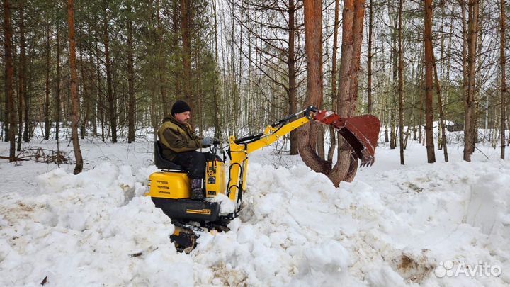 Услуги миниэкскаватора
