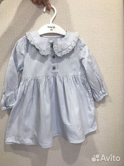 Платье для девочки 74 80