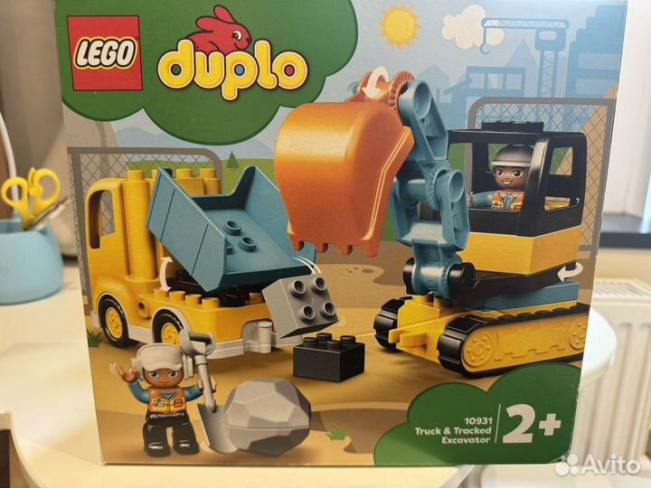 Lego duplo 10931 Грузовик и экскаватор