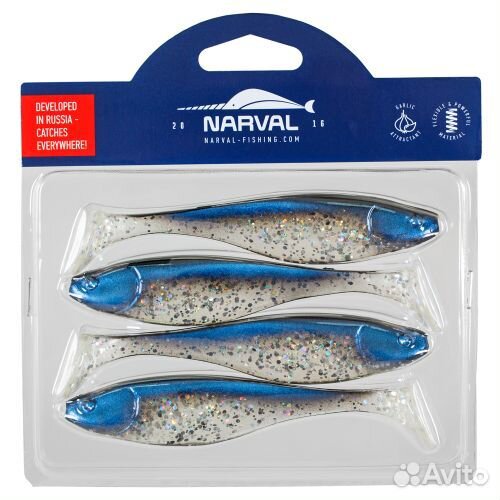 Силиконовая приманка Narval Commander Shad 12cm #0