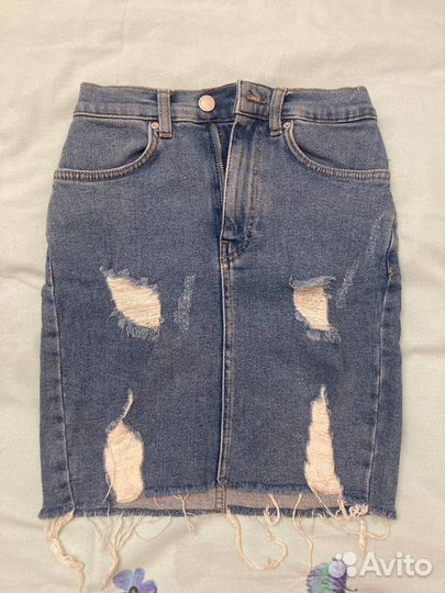 Джинсовая юбка