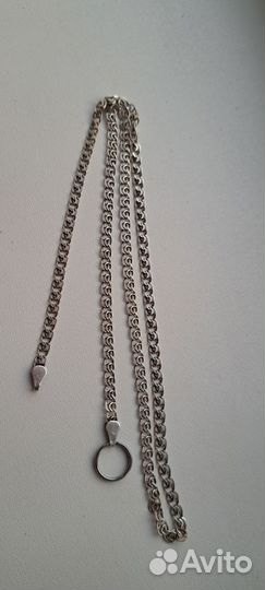 Цепочка серебро и подвеска