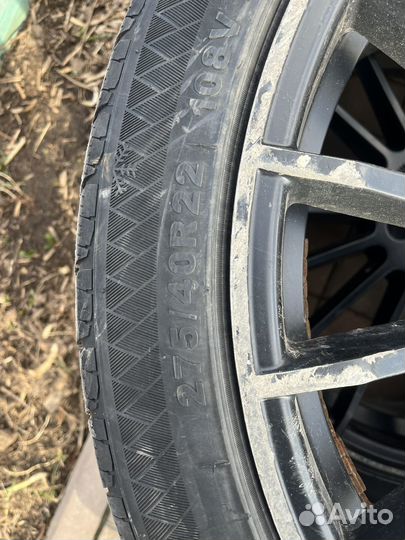 Зимняя резина с дисками r22