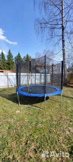 Батут, футбольные ворота exit