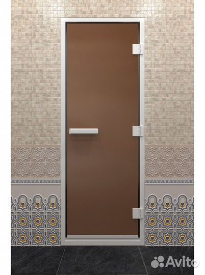 Стеклянные двери для хамама, сауны, бани