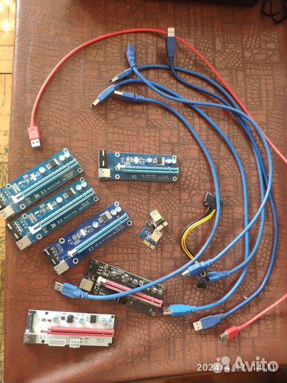 Райзер pci-e и кабели для видеокарт