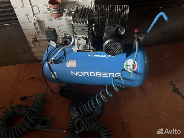 NC100/360 220 nordberg Компрессор поршневой