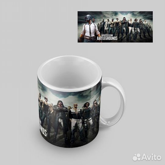 Кружка с картинкой PlayerUnknowns Battlegrounds