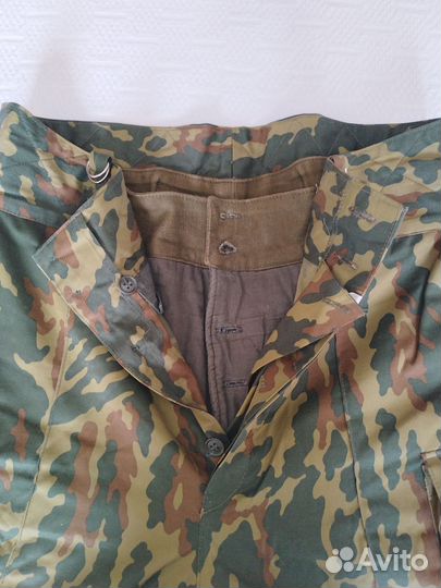 Штаны ватные комуфляж р.52