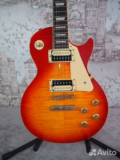 Электрогитара Blitz leopard by Aria ProII Les Paul