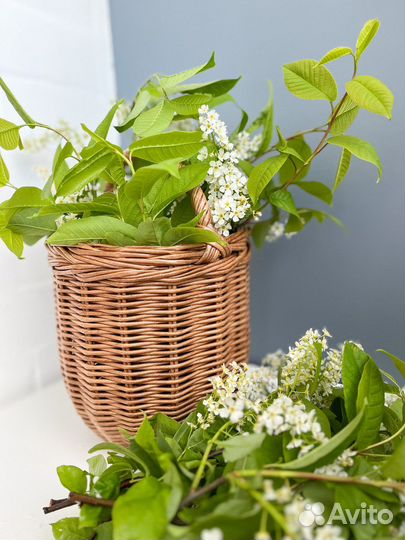 Сумка корзинка плетеная