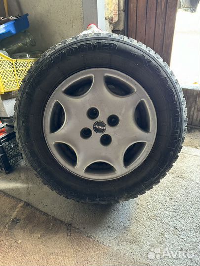 Колеса зимние шипованные r13, штампы черные r13