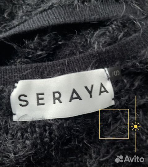 Ksenia Seraya ажурное платье с бахромой S