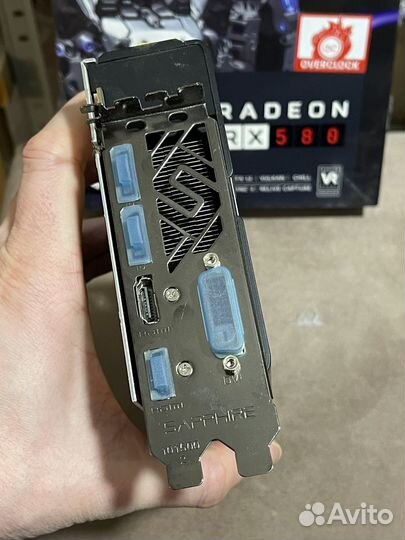 Видеокарта rx 580 4gb Sapphire nitro +