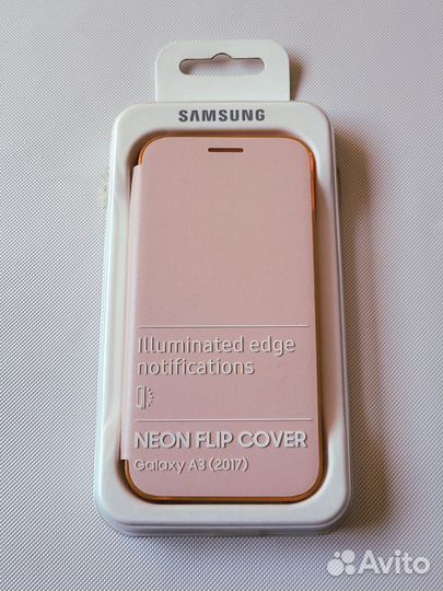 Чехол Neon Flip на Samsung A3(2017) оригинал