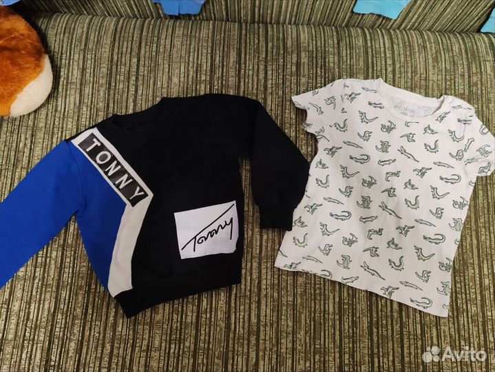 Детские вещи пакетом на мальчика 86 92