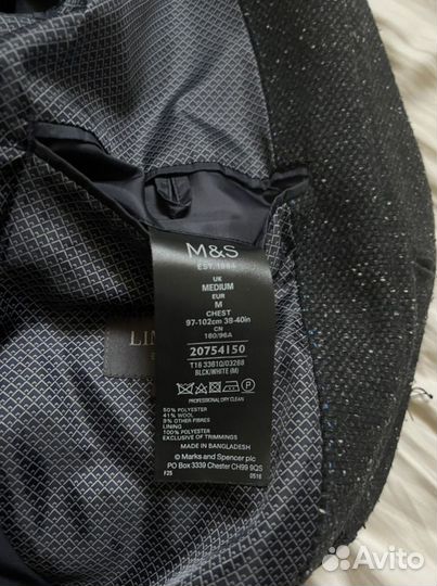 Пальто мужское marks and spencer