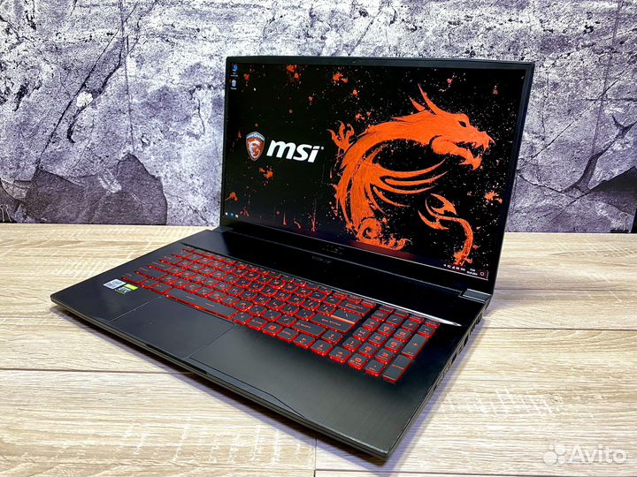 Игровой ноутбук msi 17.3 RTX 3050