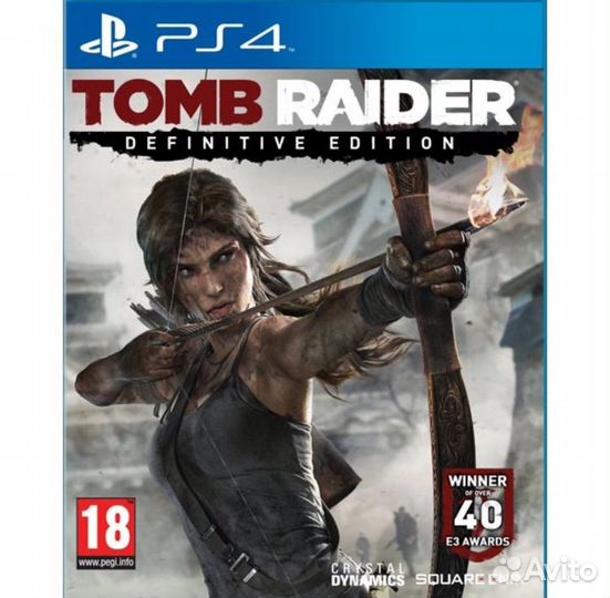 Tomb raider definitive edition ps4 диск новый