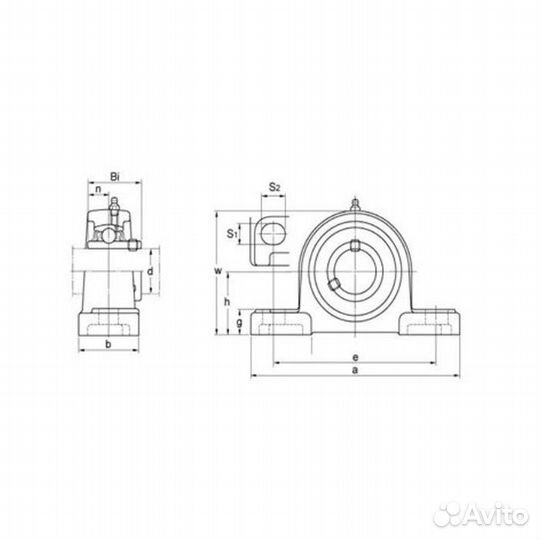 Подшипниковый узел UCP320