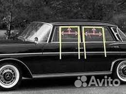 Уплотнители бархотки наружные Мерседес W 116