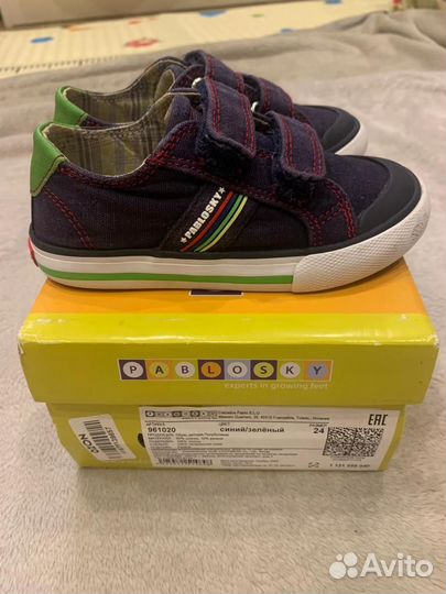 Кеды Pablosky на мальчика, 24 размер