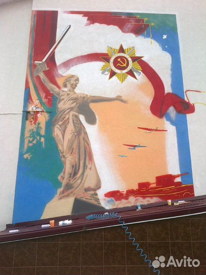 Роспись стен, граффити, картины на заказ