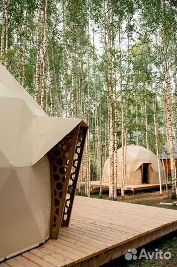 Сферический шатер, Глэмпинг диаметр 7м