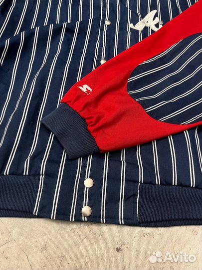 Р-р L/XL. Винтажный бомбер Braves MLB Starter