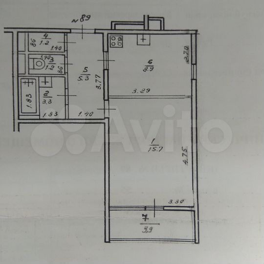 1-к. квартира, 35,6 м², 16/16 эт.