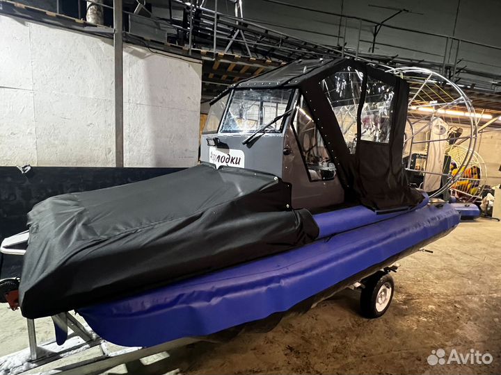 Аэролодка серия 480 с защитной чешуёй 4 мм