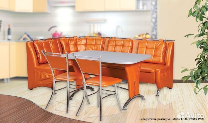 Кухонный уголок стиль массив сосны