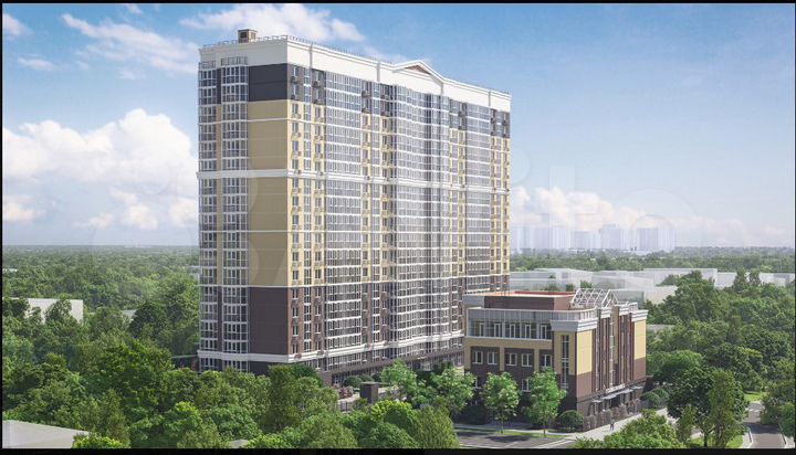 Квартира-студия, 28,6 м², 17/20 эт.