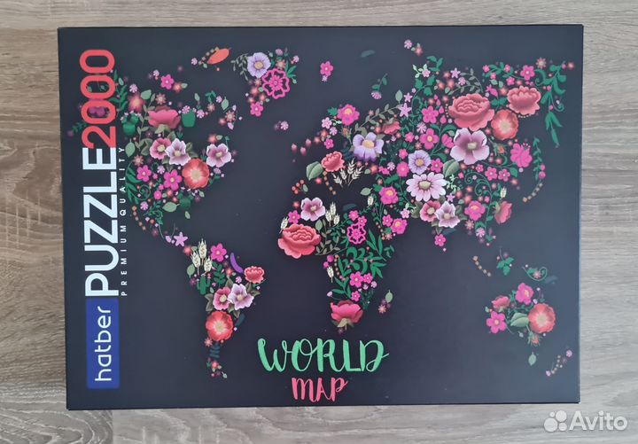 Пазл Hatber. Flower map