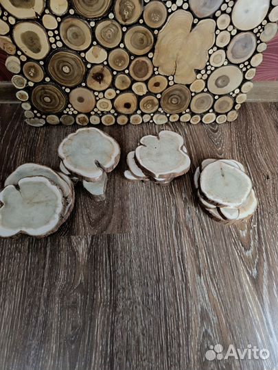 Набор спилов можжевельника для декора и творчества