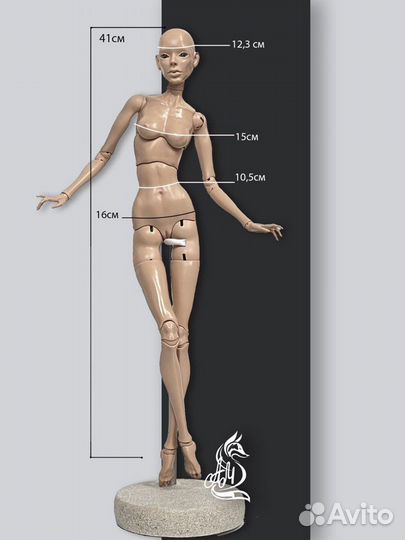 Авторская шарнирная кукла bjd