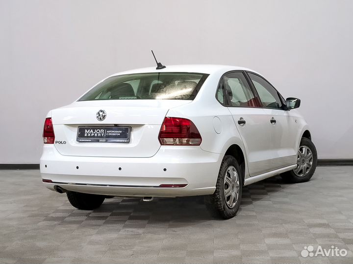 Volkswagen Polo 1.6 МТ, 2020, 65 859 км