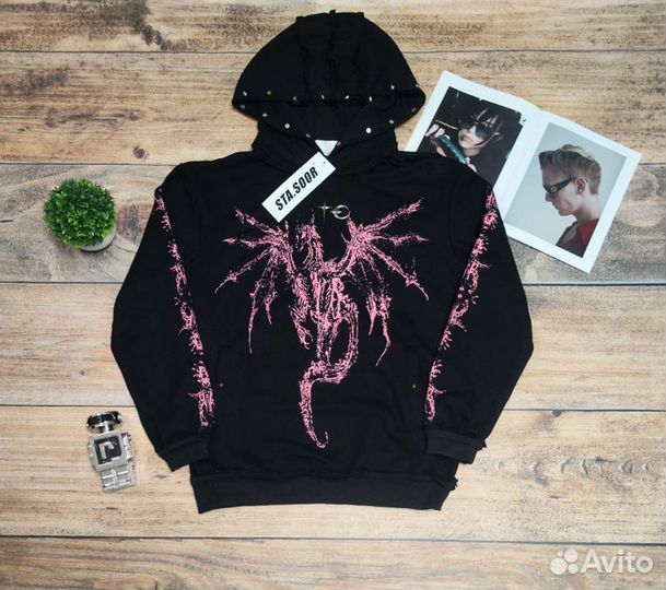 Зип худи Thug club дракон