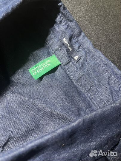 Джинсовая рубашка United Colors of Benetton