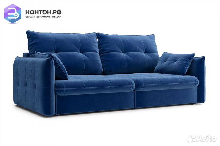Диван тик-так Нортон темно-синий
