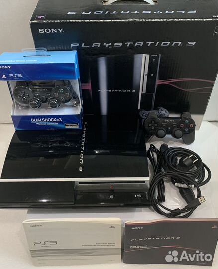 PS3 прошитая 500GB много игр подарок